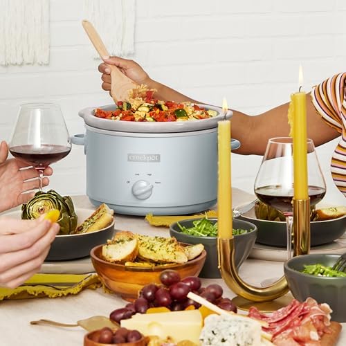 Crock-Pot 4.5 Quart Manual Slow Cooker – Macaroon Blue S17V