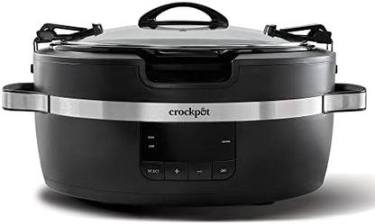 Crock-Pot Thermoshield 6 Quart Slow Cooker with Carry Handles S12S
