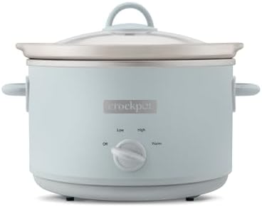 Crock-Pot 4.5 Quart Manual Slow Cooker – Macaroon Blue S17V