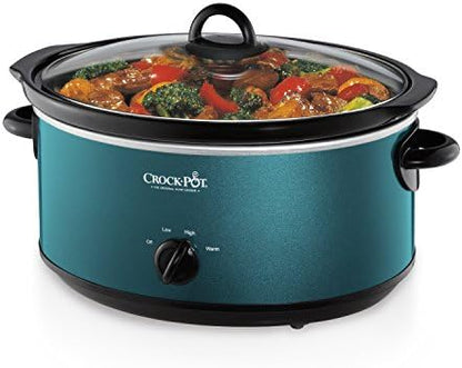Crock-Pot 7 Quart Manual Slow Cooker – Turquoise S25U