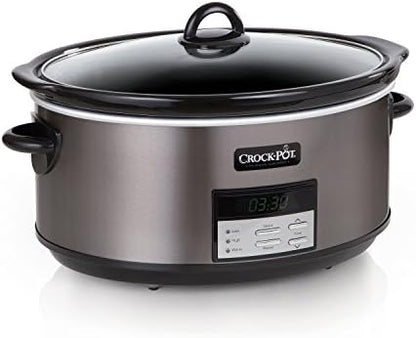 Crock-Pot 8 Quart Programmable Slow Cooker with Auto Warm S28G