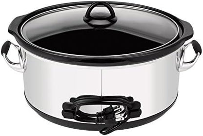 Crock-Pot 7 Quart Programmable Slow Cooker – Polished Platinum S23E