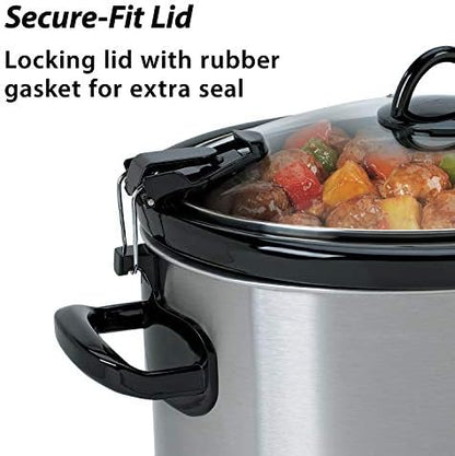 Crock-Pot Cook & Carry 6 Quart Portable Slow Cooker S07N
