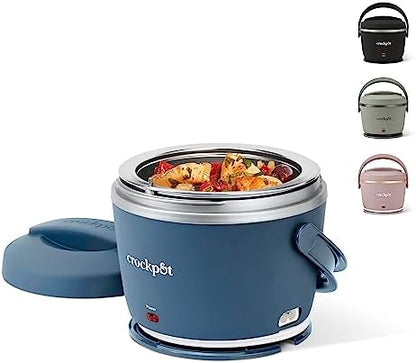 Crock-Pot Electric Lunch Box Food Warmer 20oz – Faded Blue S22V
