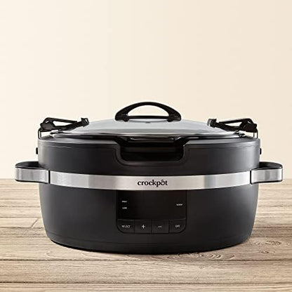 Crock-Pot Thermoshield 6 Quart Slow Cooker with Carry Handles S12S