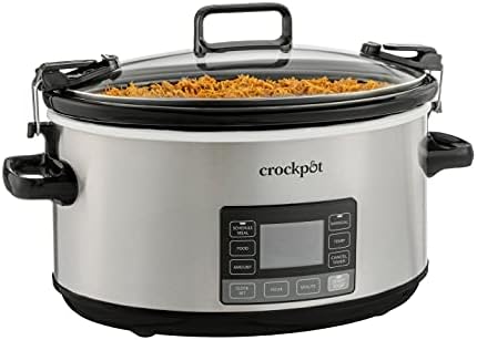 Crock-Pot 7 Quart Portable Programmable Slow Cooker with Timer S27U