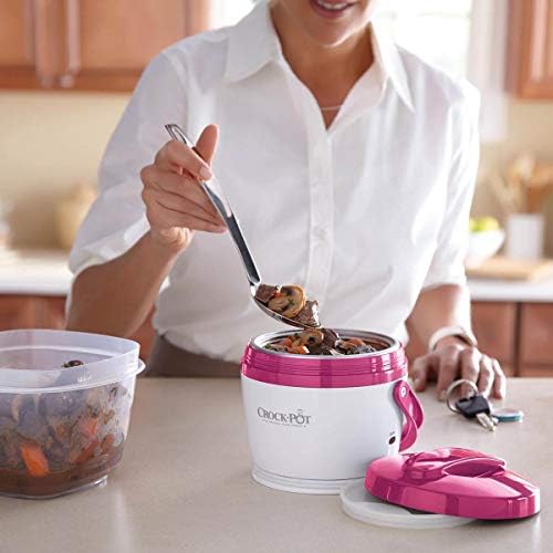 Crock-Pot Lunch Crock Portable Food Warmer 20oz – Pink S03U