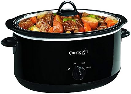 Crock-Pot 8 Quart Manual Slow Cooker – Black S10Q