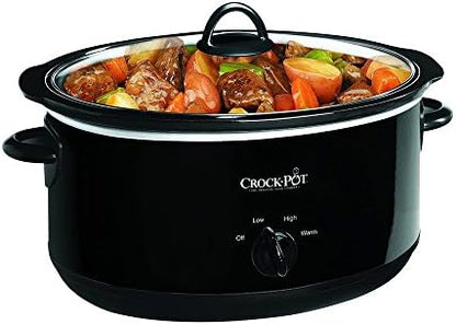 Crock-Pot 8 Quart Manual Slow Cooker – Black S10Q