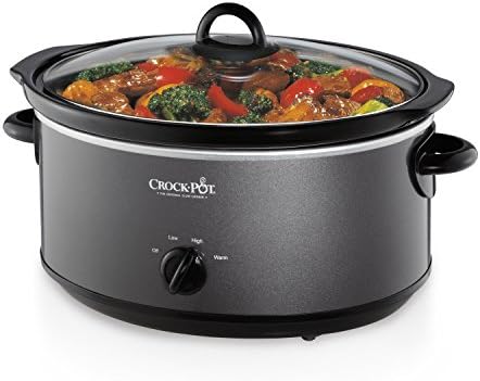 Crock-Pot 7 Quart Slow Cooker – Charcoal S09Q