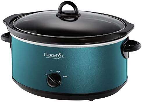Crock-Pot 7 Quart Manual Slow Cooker – Turquoise S25U