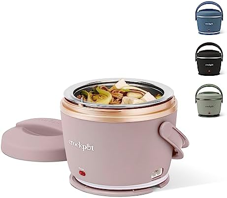 Crock-Pot Electric Lunch Box Food Warmer 20oz – Blush Pink S18G