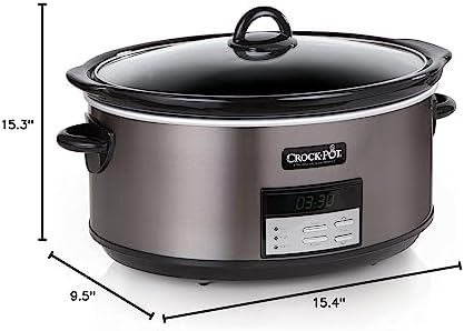Crock-Pot 8 Quart Programmable Slow Cooker with Auto Warm S28G