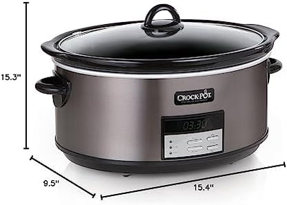 Crock-Pot 8 Quart Programmable Slow Cooker with Auto Warm S28G