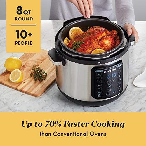 Crock-Pot 8 Quart Express Crock Multi-Use Pressure Cooker S05K