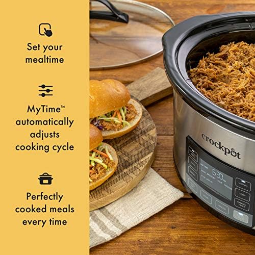 Crock-Pot MyTime 6 Quart Programmable Slow Cooker S08D
