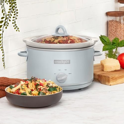 Crock-Pot 4.5 Quart Manual Slow Cooker – Macaroon Blue S17V