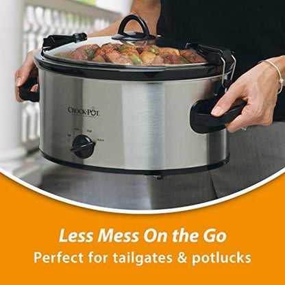 Crock-Pot Cook & Carry 6 Quart Portable Slow Cooker S07N
