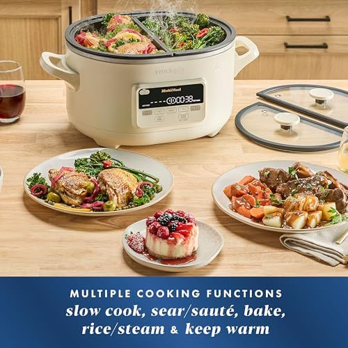 Crock-Pot MultiMeal Multicooker with Programmable Slow Cooker S16M
