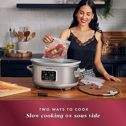 Crock-Pot 7 Quart Programmable Cook & Carry Slow Cooker S19B