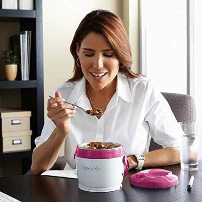 Crock-Pot Lunch Crock Portable Food Warmer 20oz – Pink S03U