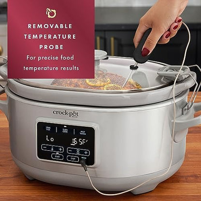 Crock-Pot 7 Quart Programmable Cook & Carry Slow Cooker S19B