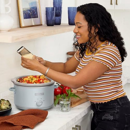 Crock-Pot 4.5 Quart Manual Slow Cooker – Macaroon Blue S17V