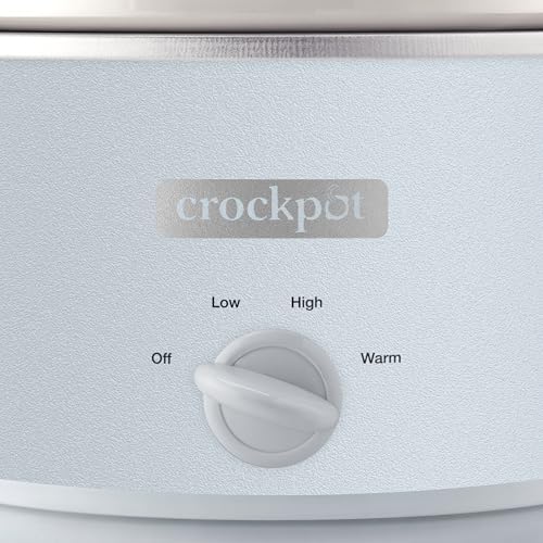 Crock-Pot 4.5 Quart Manual Slow Cooker – Macaroon Blue S17V