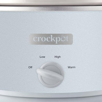 Crock-Pot 4.5 Quart Manual Slow Cooker – Macaroon Blue S17V