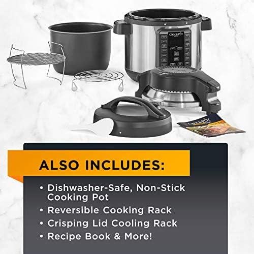 Crock-Pot Express Crisp 8 Quart 10-in-1 Pressure Cooker S06F
