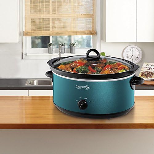 Crock-Pot 7 Quart Manual Slow Cooker – Turquoise S25U