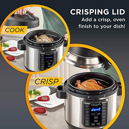 Crock-Pot Express Crisp 8 Quart 10-in-1 Pressure Cooker S06F