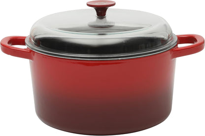 Crock-Pot 3 Quart Enameled Cast Iron Dutch Oven – Aqua S02Q