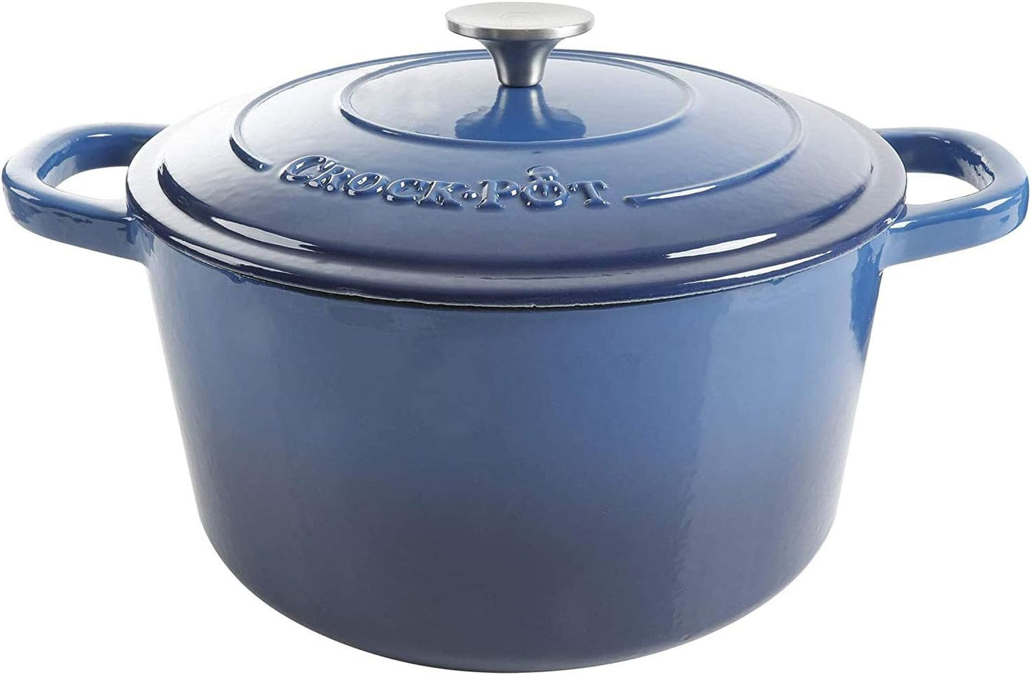 Crock-Pot 3 Quart Enameled Cast Iron Dutch Oven – Aqua S02Q