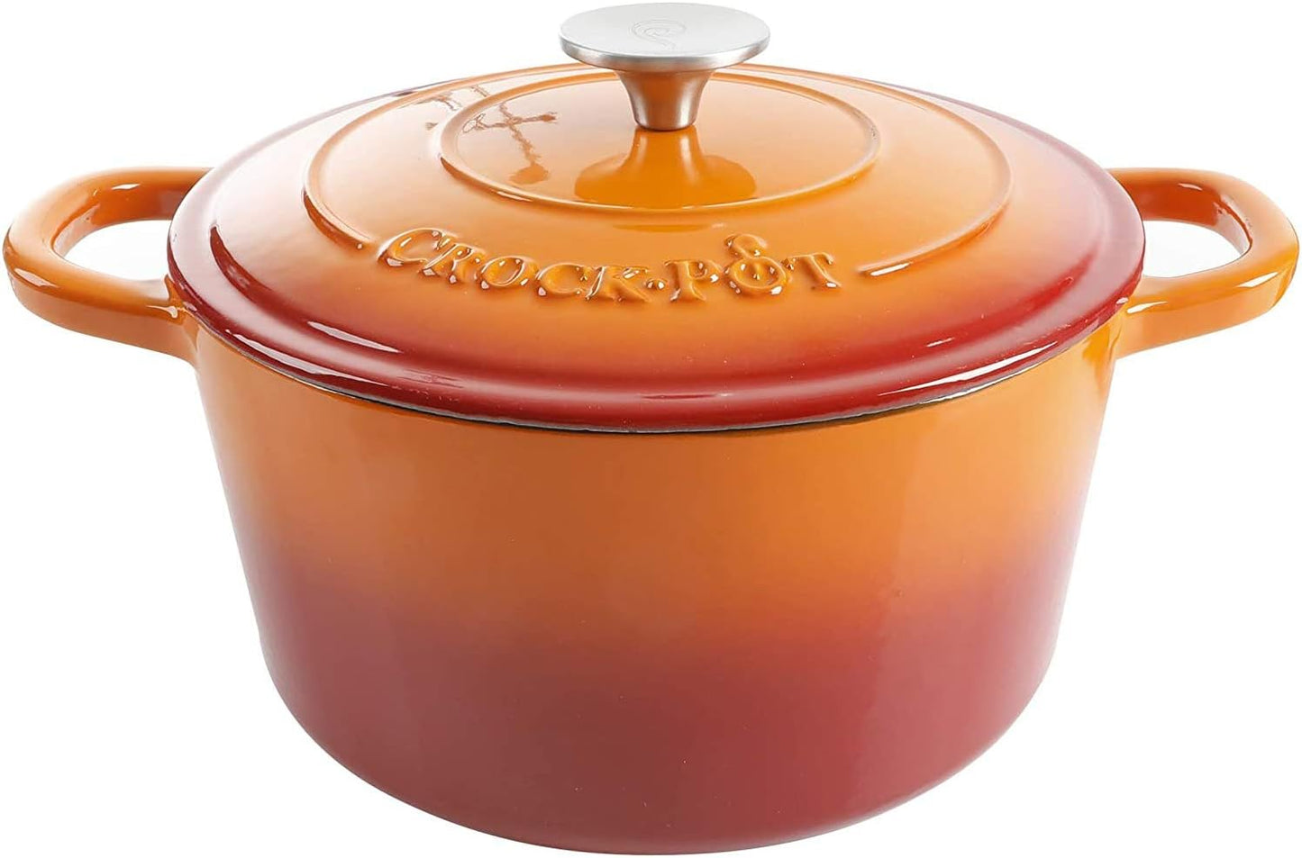 Crock-Pot 3 Quart Enameled Cast Iron Dutch Oven – Aqua S02Q