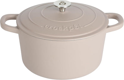 Crock-Pot 3 Quart Enameled Cast Iron Dutch Oven – Aqua S02Q