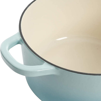 Crock-Pot 3 Quart Enameled Cast Iron Dutch Oven – Aqua S02Q
