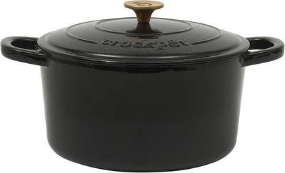 Crock-Pot 3 Quart Enameled Cast Iron Dutch Oven – Aqua S02Q