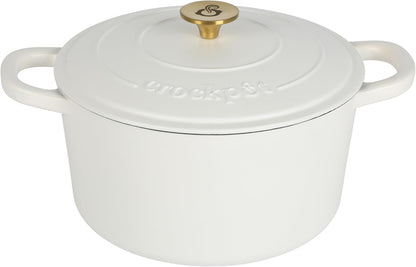 Crock-Pot 3 Quart Enameled Cast Iron Dutch Oven – Aqua S02Q