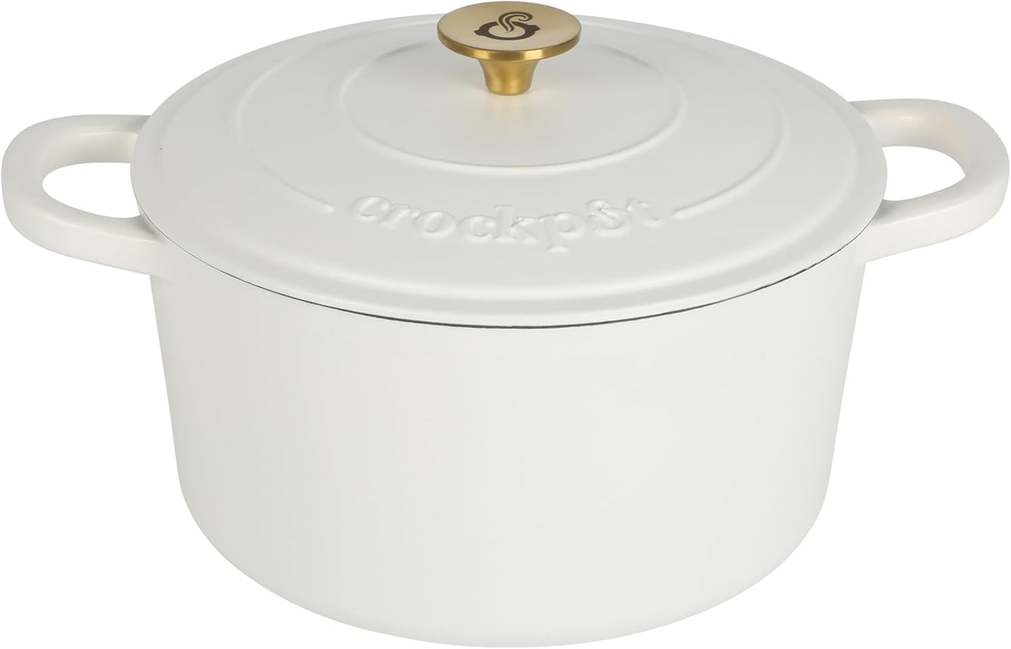Crock-Pot 3 Quart Enameled Cast Iron Dutch Oven – Aqua S02Q