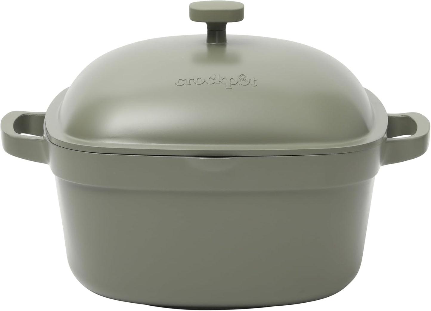 Crock-Pot 3 Quart Enameled Cast Iron Dutch Oven – Aqua S02Q