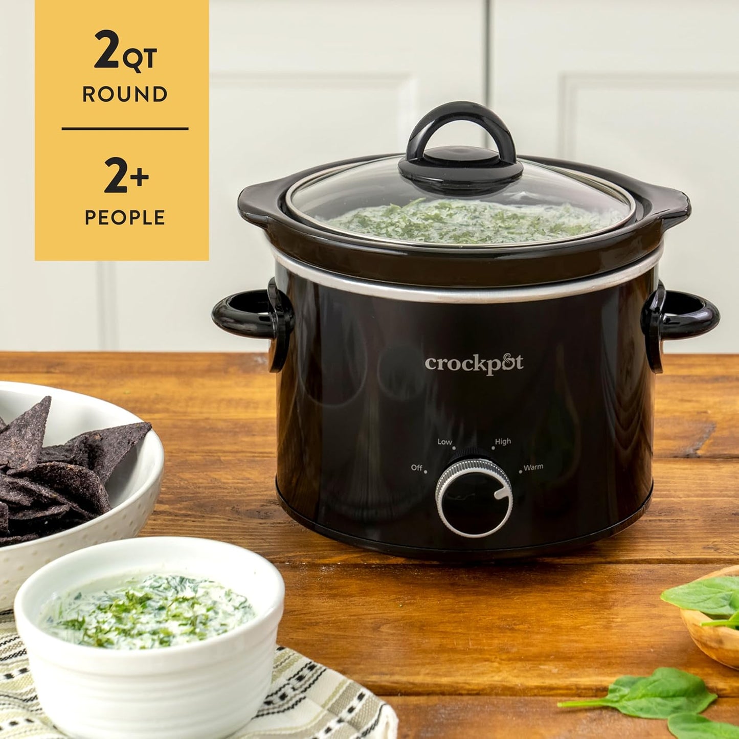 Crock-Pot 2 Quart Mini Slow Cooker – Classic Compact Cooker S01B