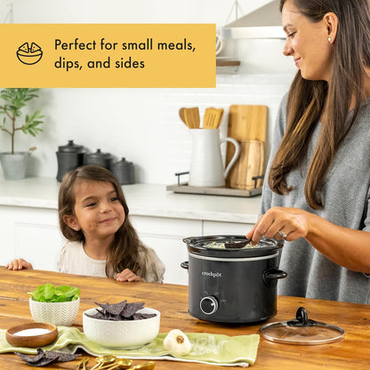 Crock-Pot 2 Quart Mini Slow Cooker – Classic Compact Cooker S01B
