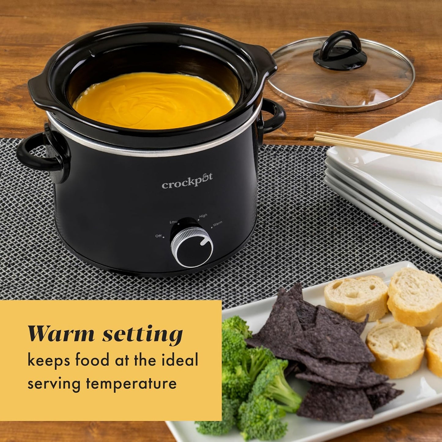 Crock-Pot 2 Quart Mini Slow Cooker – Classic Compact Cooker S01B